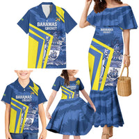 Custom The Bahamas Cricket Family Matching Mermaid Dress and Hawaiian Shirt Come On Bahamian