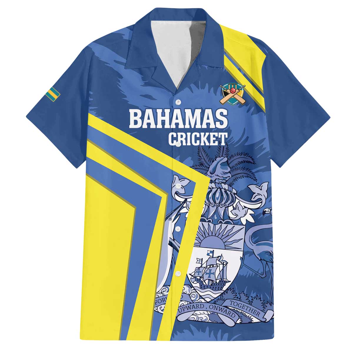 Custom The Bahamas Cricket Family Matching Off The Shoulder Long Sleeve Dress and Hawaiian Shirt Come On Bahamian