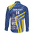 Custom The Bahamas Cricket Family Matching Off The Shoulder Long Sleeve Dress and Hawaiian Shirt Come On Bahamian