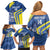Custom The Bahamas Cricket Family Matching Off Shoulder Short Dress and Hawaiian Shirt Come On Bahamian