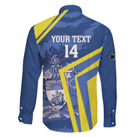 Custom The Bahamas Cricket Family Matching Off Shoulder Short Dress and Hawaiian Shirt Come On Bahamian