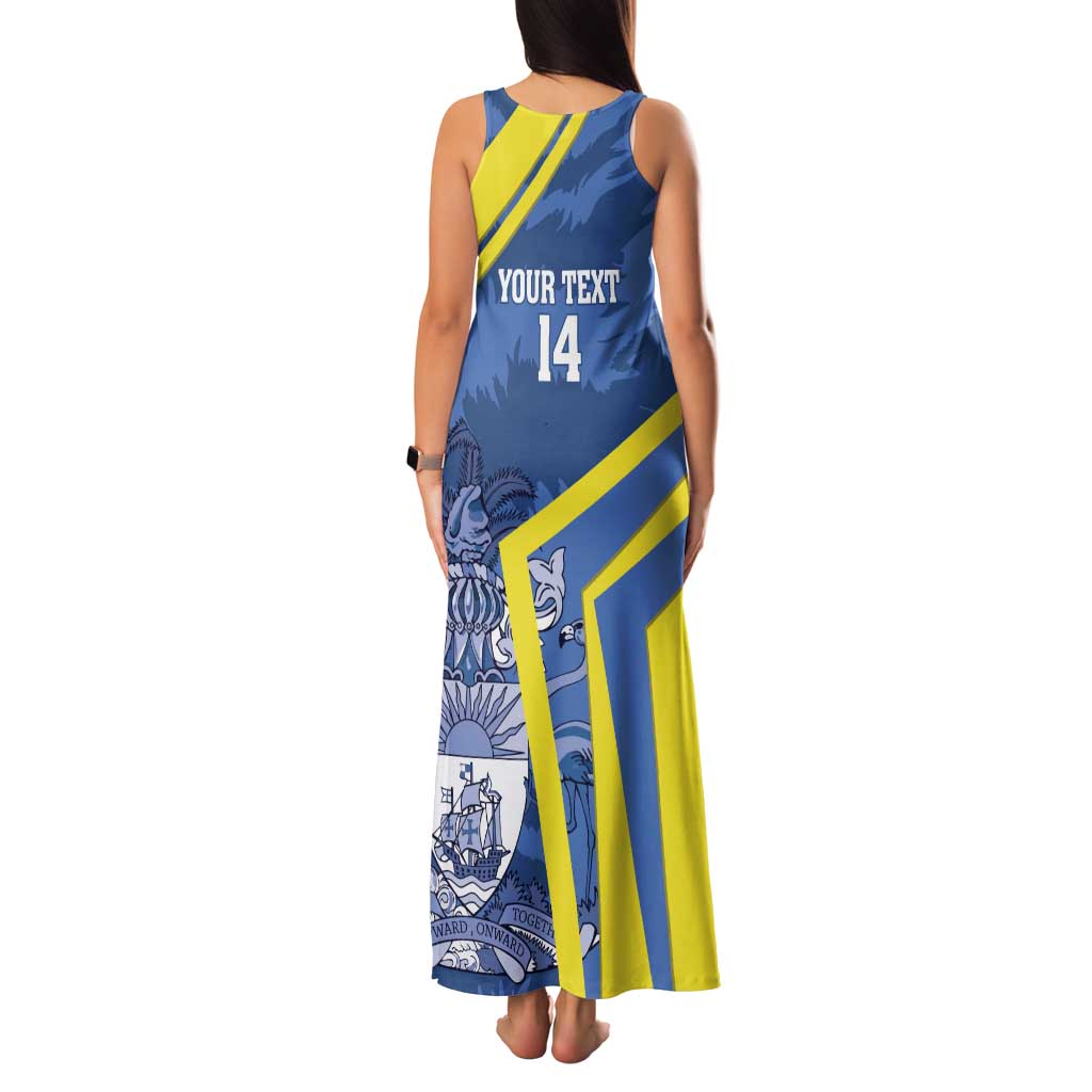 Custom The Bahamas Cricket Family Matching Tank Maxi Dress and Hawaiian Shirt Come On Bahamian