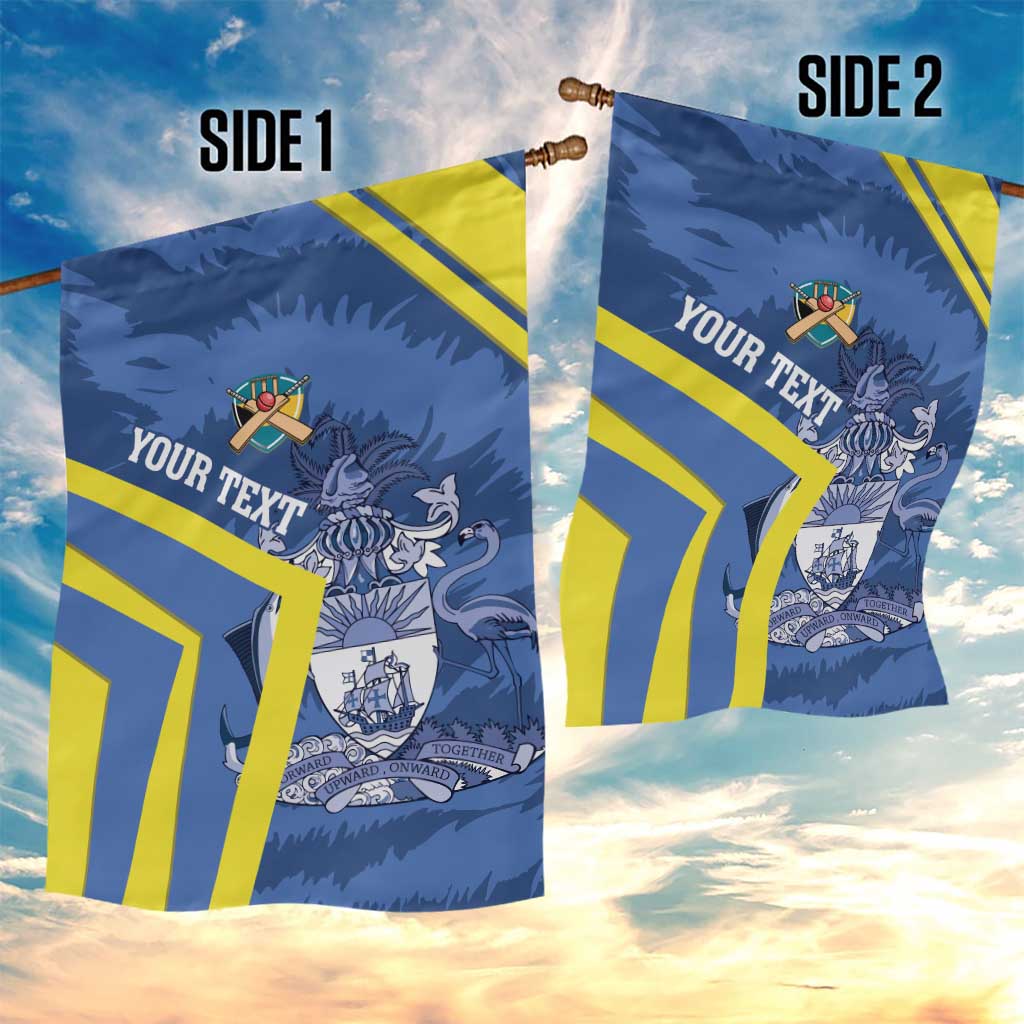 Custom The Bahamas Cricket Garden Flag Come On Bahamian