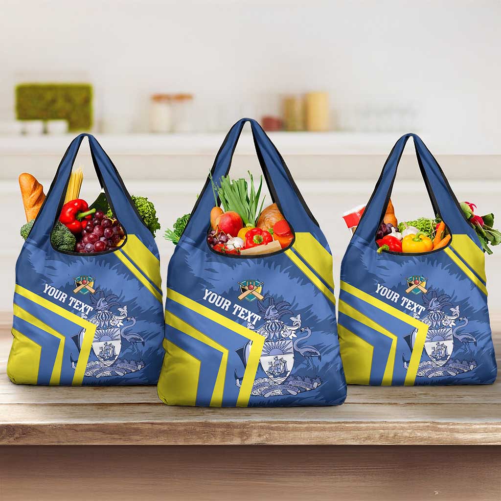 Custom The Bahamas Cricket Grocery Bag Come On Bahamian