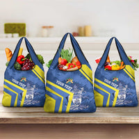 Custom The Bahamas Cricket Grocery Bag Come On Bahamian