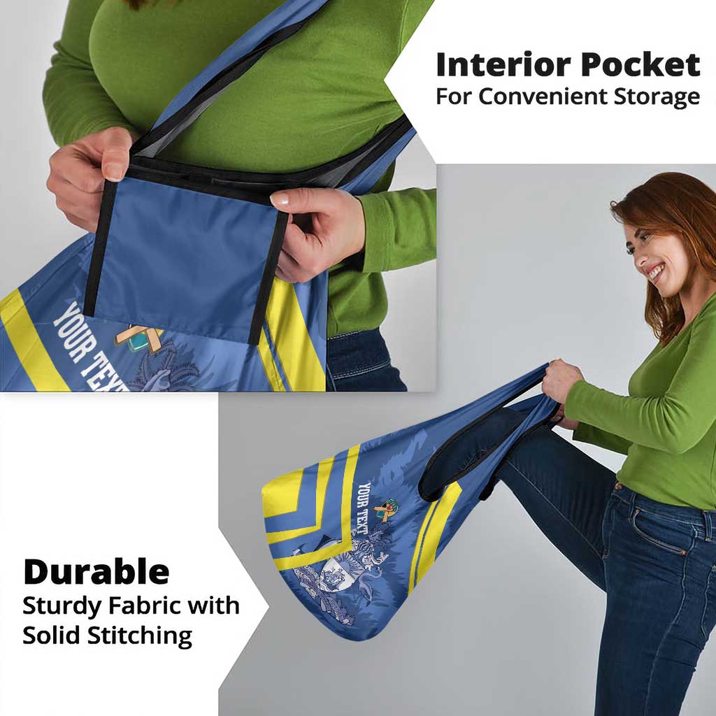 Custom The Bahamas Cricket Grocery Bag Come On Bahamian