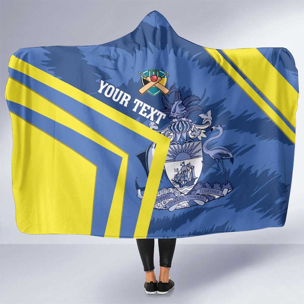 Custom The Bahamas Cricket Hooded Blanket Come On Bahamian