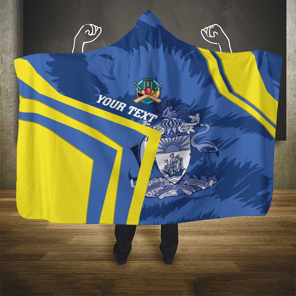 Custom The Bahamas Cricket Hooded Blanket Come On Bahamian