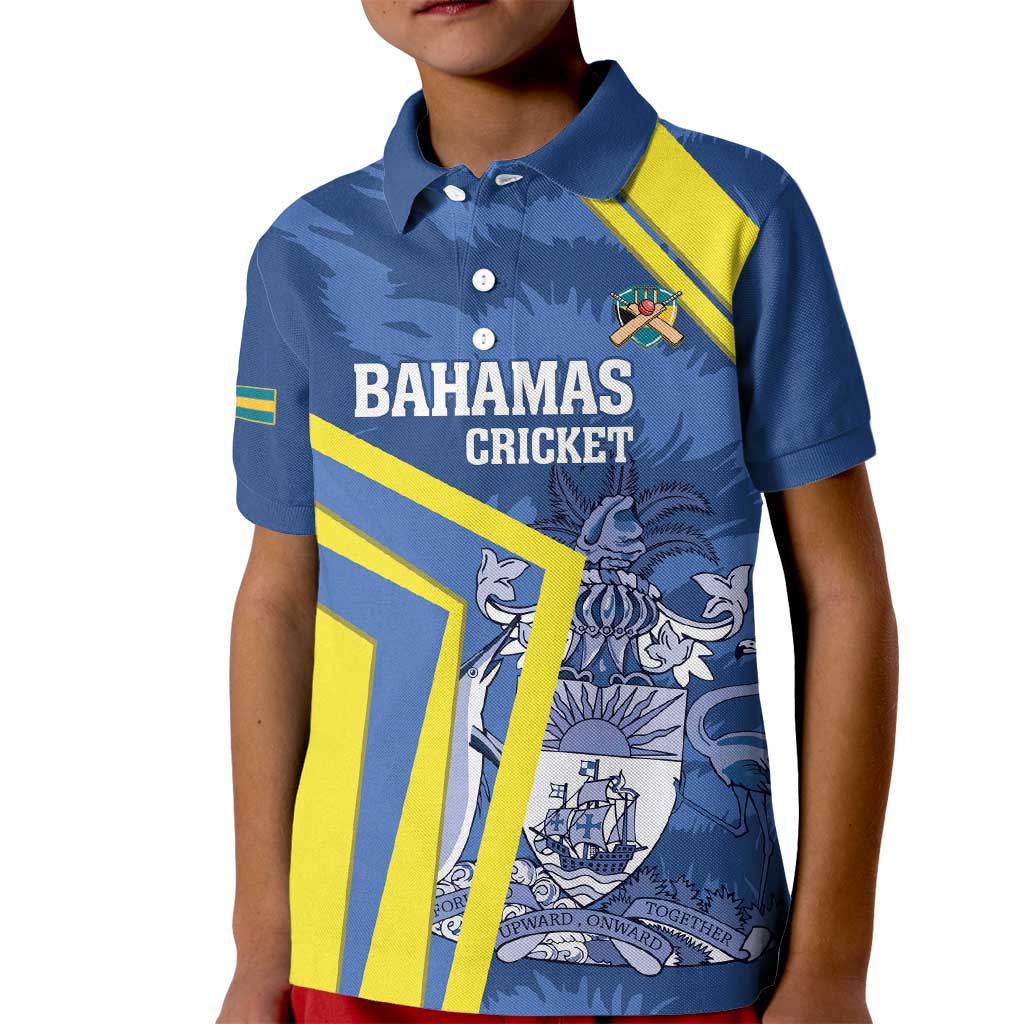 Custom The Bahamas Cricket Kid Polo Shirt Come On Bahamian