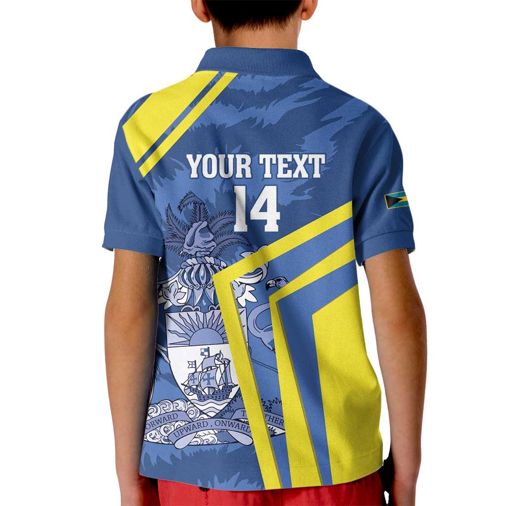 Custom The Bahamas Cricket Kid Polo Shirt Come On Bahamian