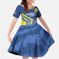 Custom The Bahamas Cricket Kid Short Sleeve Dress Come On Bahamian