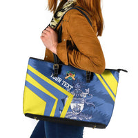 Custom The Bahamas Cricket Leather Tote Bag Come On Bahamian