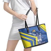 Custom The Bahamas Cricket Leather Tote Bag Come On Bahamian