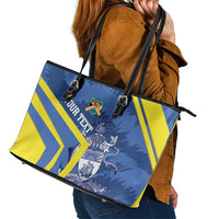 Custom The Bahamas Cricket Leather Tote Bag Come On Bahamian