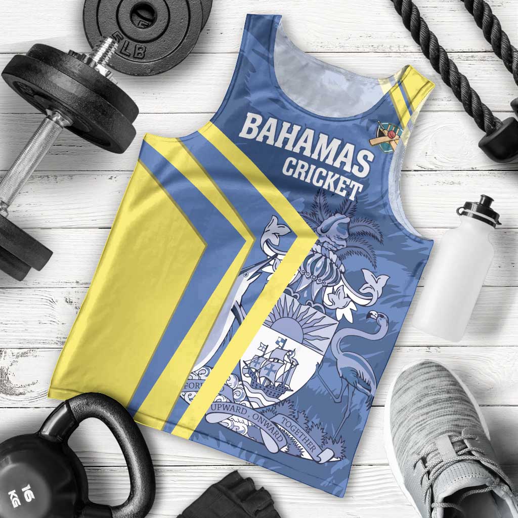 Custom The Bahamas Cricket Men Tank Top Come On Bahamian