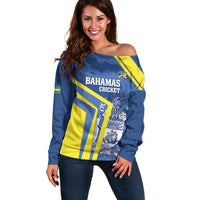Custom The Bahamas Cricket Off Shoulder Sweater Come On Bahamian