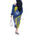 Custom The Bahamas Cricket Off The Shoulder Long Sleeve Dress Come On Bahamian
