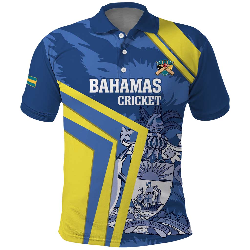 Custom The Bahamas Cricket Polo Shirt Come On Bahamian