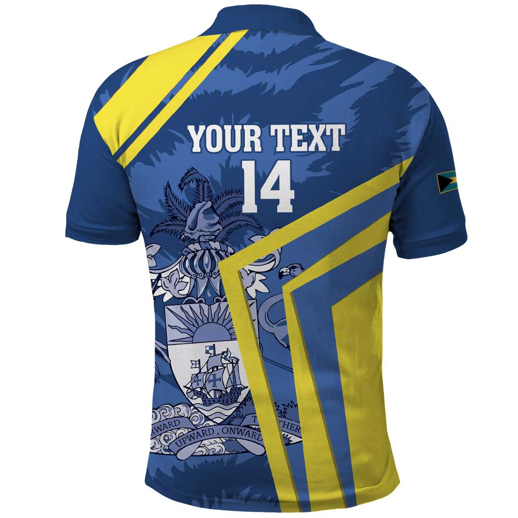 Custom The Bahamas Cricket Polo Shirt Come On Bahamian