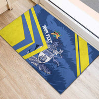 Custom The Bahamas Cricket Rubber Doormat Come On Bahamian