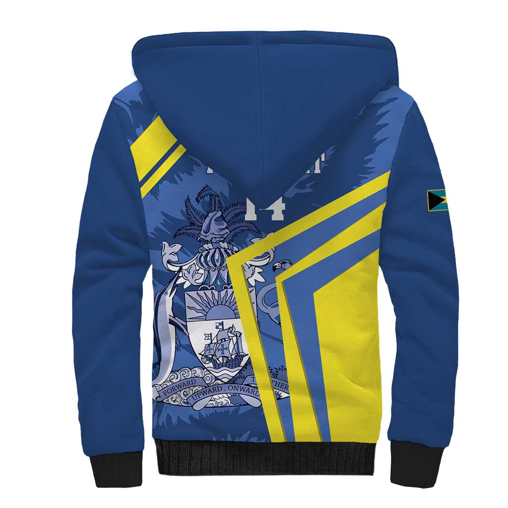 Custom The Bahamas Cricket Sherpa Hoodie Come On Bahamian