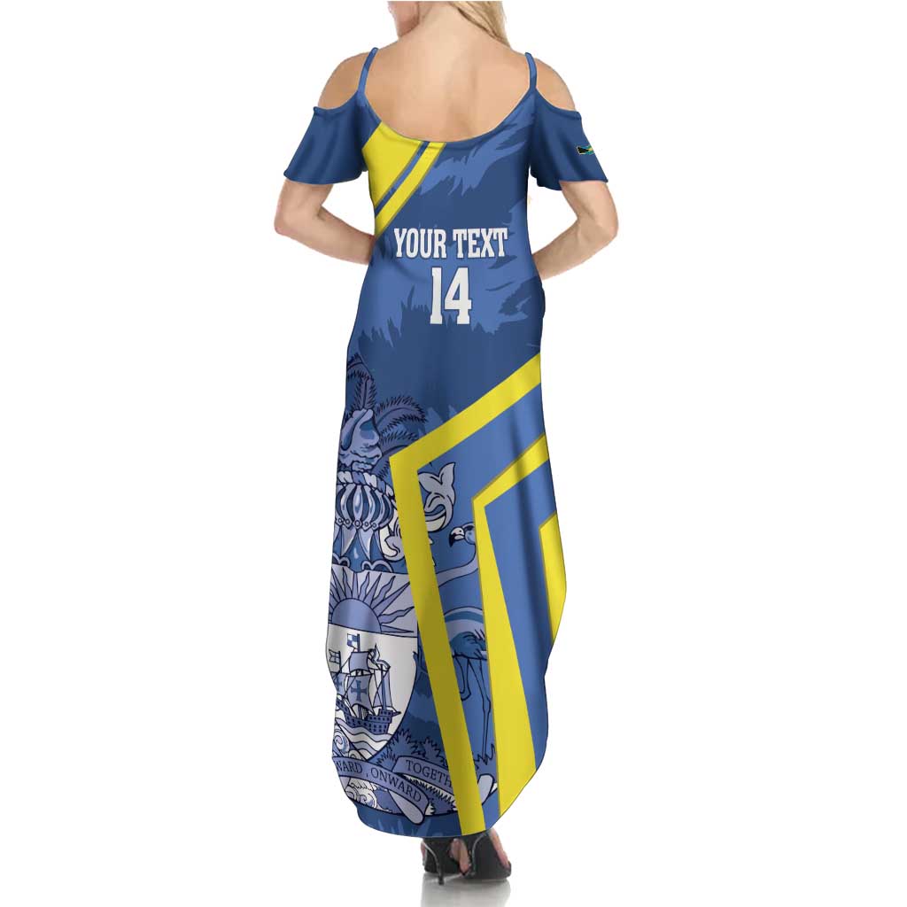 Custom The Bahamas Cricket Summer Maxi Dress Come On Bahamian