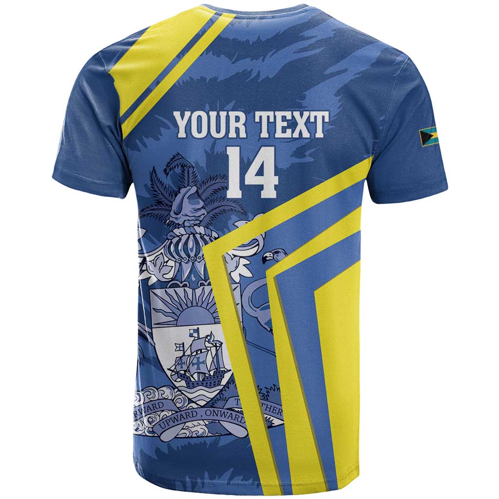 Custom The Bahamas Cricket T Shirt Come On Bahamian