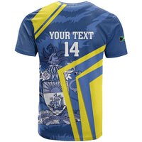 Custom The Bahamas Cricket T Shirt Come On Bahamian