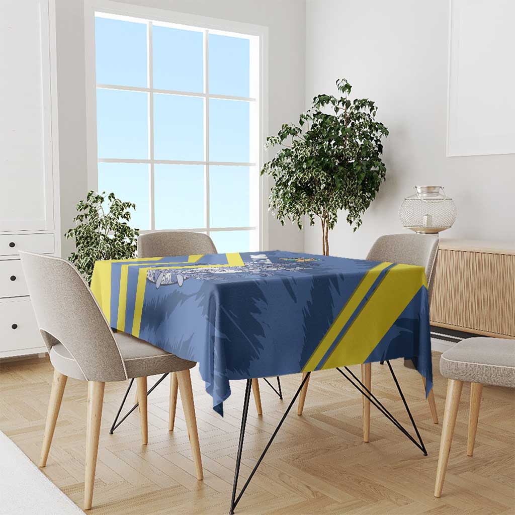 Custom The Bahamas Cricket Tablecloth Come On Bahamian