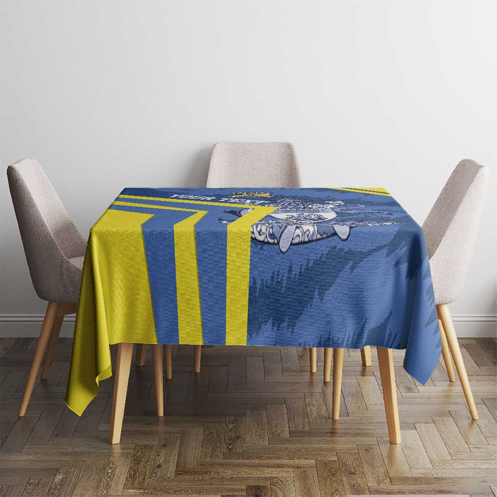 Custom The Bahamas Cricket Tablecloth Come On Bahamian