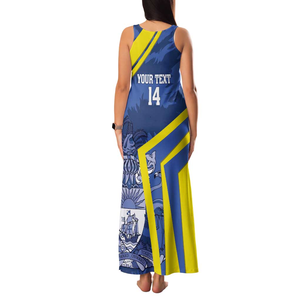 Custom The Bahamas Cricket Tank Maxi Dress Come On Bahamian