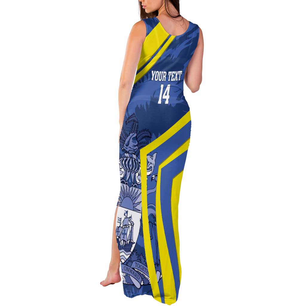 Custom The Bahamas Cricket Tank Maxi Dress Come On Bahamian