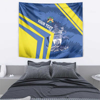 Custom The Bahamas Cricket Tapestry Come On Bahamian
