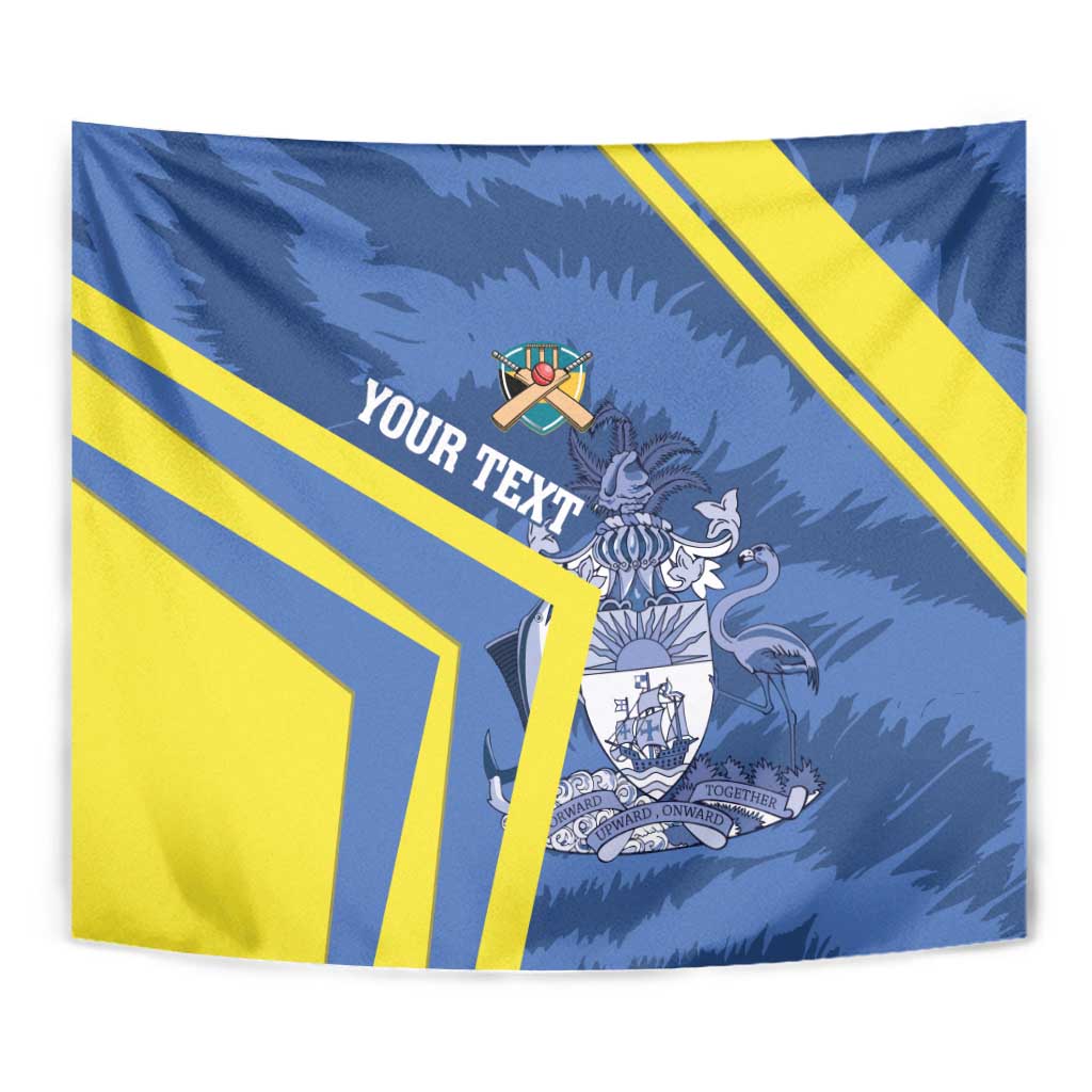 Custom The Bahamas Cricket Tapestry Come On Bahamian