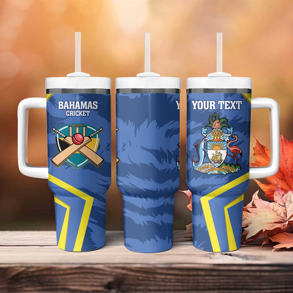 Custom The Bahamas Cricket Tumbler With Handle Come On Bahamian