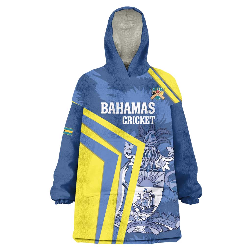 Custom The Bahamas Cricket Wearable Blanket Hoodie Come On Bahamian