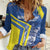 Custom The Bahamas Cricket Women Casual Shirt Come On Bahamian