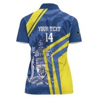 Custom The Bahamas Cricket Women Polo Shirt Come On Bahamian