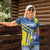 Custom The Bahamas Cricket Women Polo Shirt Come On Bahamian