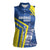 Custom The Bahamas Cricket Women Sleeveless Polo Shirt Come On Bahamian