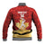 Custom Canada Cricket Baseball Jacket Come On Maple Leaf