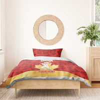 Custom Canada Cricket Bedding Set Come On Maple Leaf