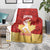 Custom Canada Cricket Blanket Come On Maple Leaf