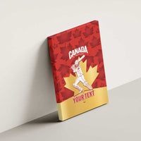 Custom Canada Cricket Canvas Wall Art Come On Maple Leaf