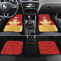 Custom Canada Cricket Car Mats Come On Maple Leaf