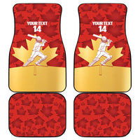 Custom Canada Cricket Car Mats Come On Maple Leaf