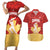 Custom Canada Cricket Couples Matching Short Sleeve Bodycon Dress and Hawaiian Shirt Come On Maple Leaf