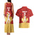 Custom Canada Cricket Couples Matching Tank Maxi Dress and Hawaiian Shirt Come On Maple Leaf