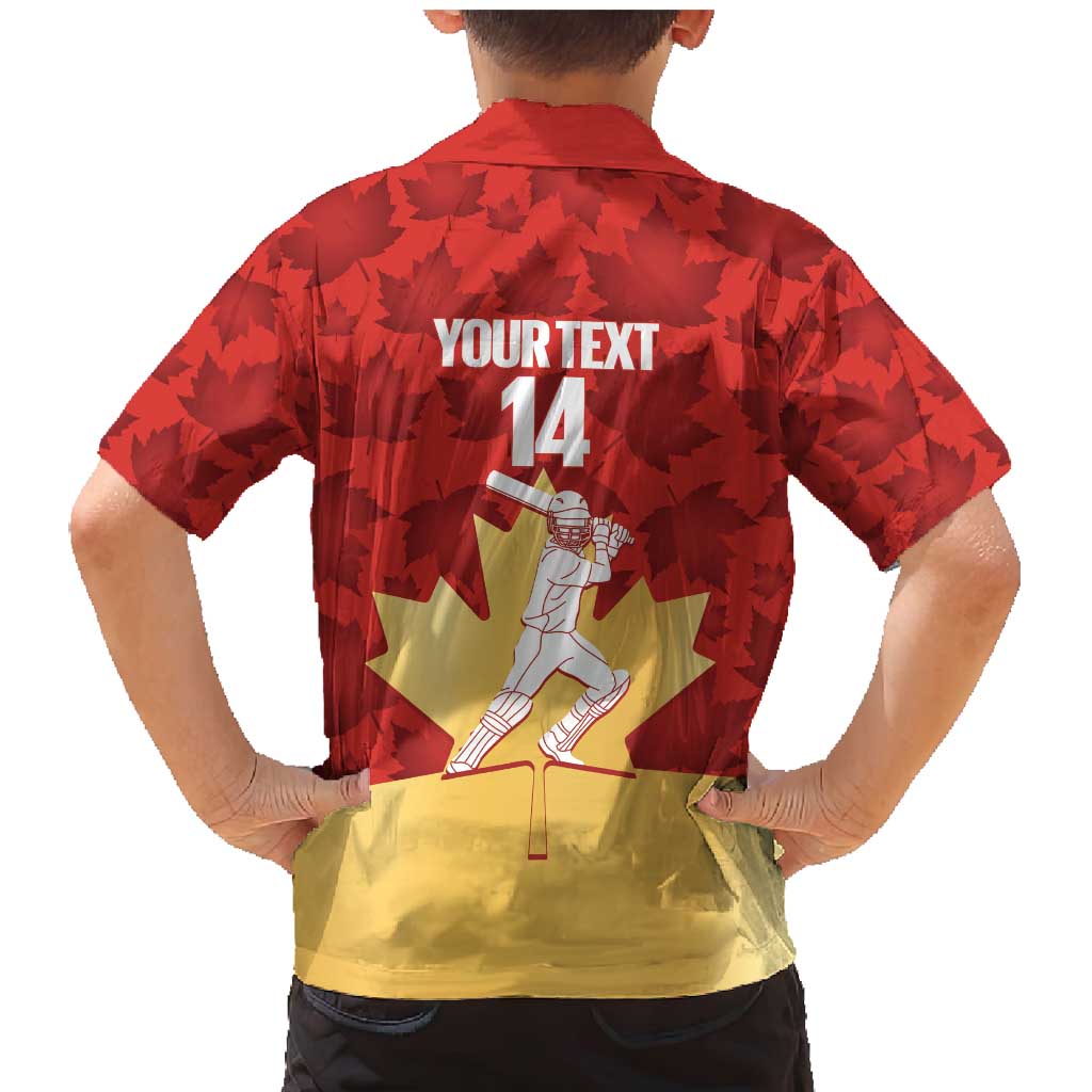 Custom Canada Cricket Family Matching Mermaid Dress and Hawaiian Shirt Come On Maple Leaf