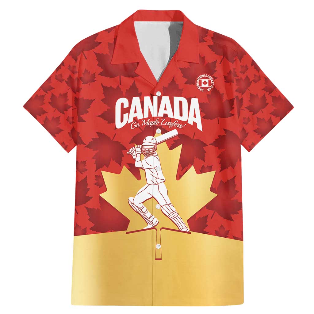 Custom Canada Cricket Family Matching Mermaid Dress and Hawaiian Shirt Come On Maple Leaf